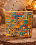 Mosaic Dreams Lippan Art Box Purse